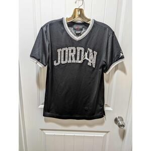 Michael Jordan Brand #23 Air Jordan Black Jersey Shirt Youth L 12-13 Basketball
